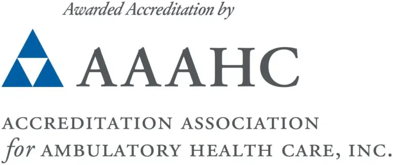 Awarded accreditation by AAAHC, the Accreditation Association for Ambulatory Health Care